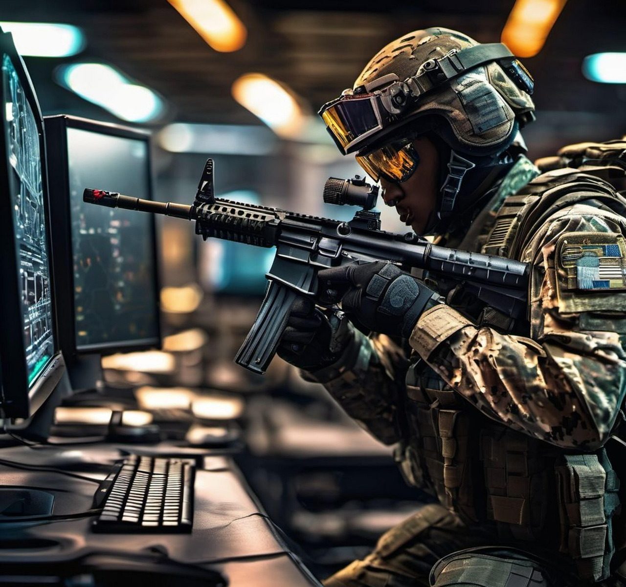 warfare and cyber militias, cyberwar, warfighter, intelligence, counterintelligence, c. constantin poindexter;